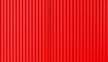 Vertical red lines, parallel, evenly spaced, creating a ribbed texture
