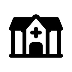 hospital line icon