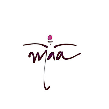 Abstract Symbol of Goddess Durga ,Divine Trident and Sacred Energy in Spiritual Harmony , Hindu Spiritual Art