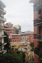 The panorama of Genoa, Italy