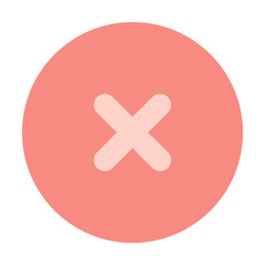 Obraz premium cancel icon