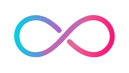 Download this infinity symbol vector graphic with gradient colors for your design projects today for free