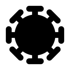 Fototapeta premium virus icon