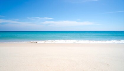 Fototapeta premium Beach scene, blurry, summer