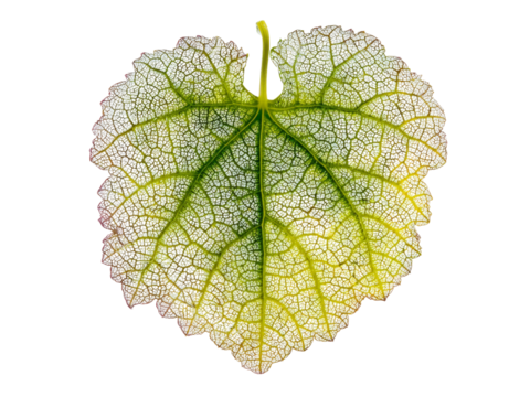 Delicate leaf vein structure isolated on black background botanical photography, Isolated On White Background, Png Transparent