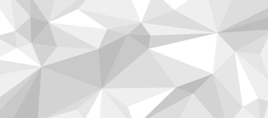 Crystal structure vector abstract low poly background, 3D polygonal surface, dimensional minimal structure origami look like, light monochrome fractal abstraction.