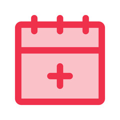 Obraz premium appointment outline color icon