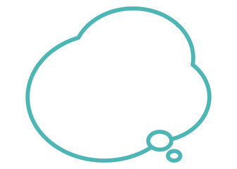 シンプルで使いやすい吹き出し