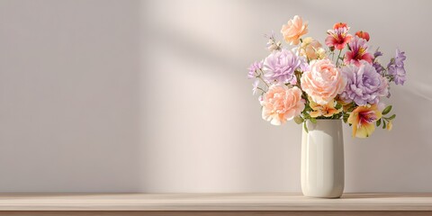 minimalist scene featuring a clean white wall as the backdrop