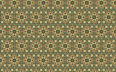 decoration sameless pattern png file fore background or wallpaper, Decorarive wallpaper green and orange, Seamless Pattern for wall.