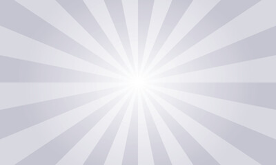 Obraz premium Lavender gray sunburst background. Abstract blue texture with burst of sun and rays. Light from starburst. Vintage violet wallpaper with radial rays. Pattern with sunlight for backdrop