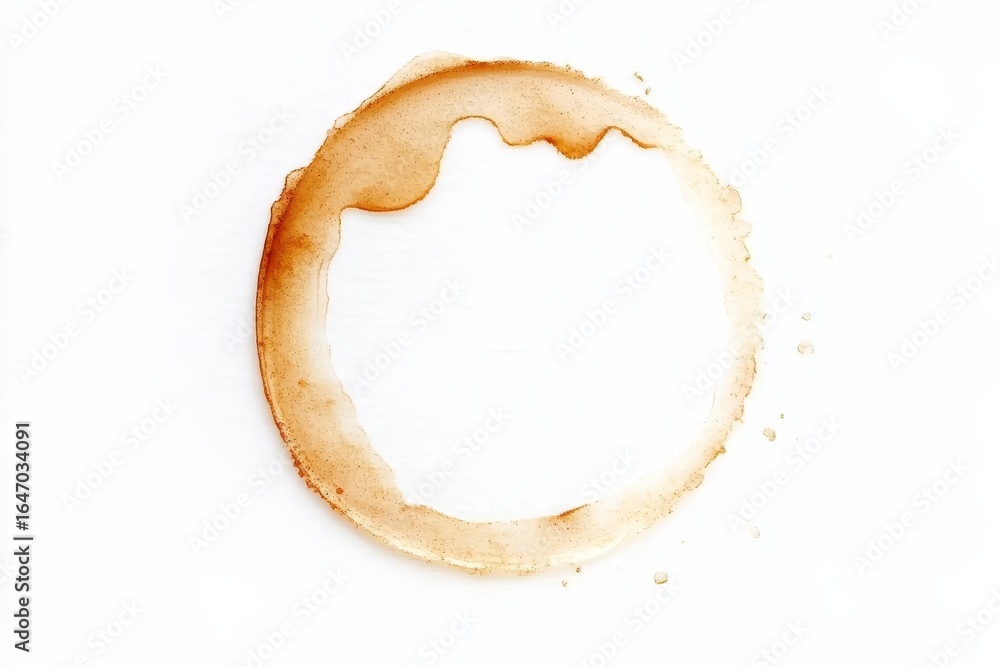 Poster rustic table with coffee ring mark and warm light shadow creating a cozy, inviting atmosphere