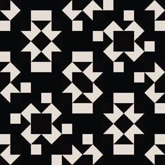 Mid century modern geometric pattern vector. Graphical illustration for a unique textiles and home décor.	
