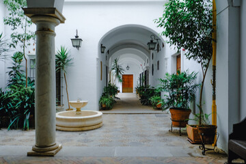 Entrance from a Typical house from Sevilha, Andalusia, Spain
