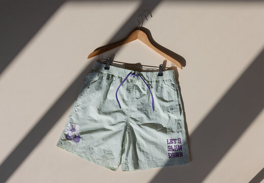Stylish Mockup of Casual Shorts