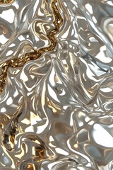 abstract background of gold and silver