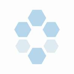 art of interconnected hexagons forming a honeycomb pattern