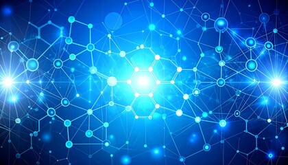Abstract network of connected points