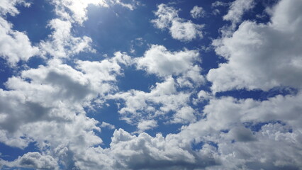 Obraz premium blue sky with clouds