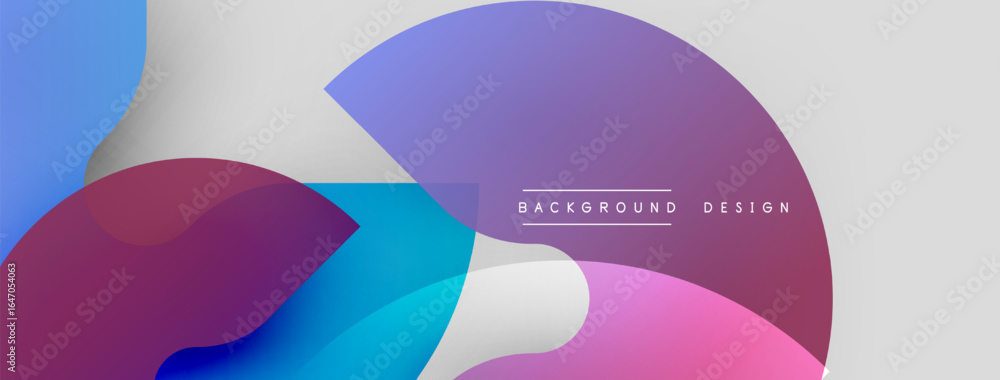 Aufkleber abstract gradients overlap, creating dynamic visual flow. soft colors blend, forming modern backgrou