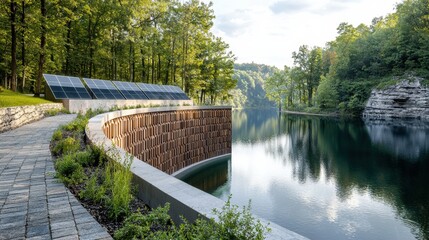 Fototapeta premium Exploring Sustainable Finance in Practice Through Nature and Investment in Environmental Solutions