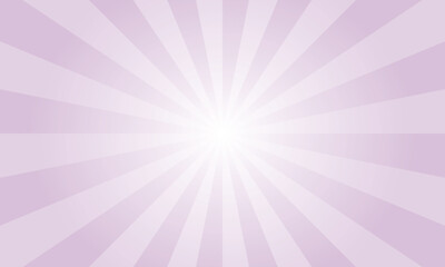 Thistle Violet Sunburst Background. Abstract Violet Color Rays Texture Background. Sunburst Background with Rays. Vector Illustration.