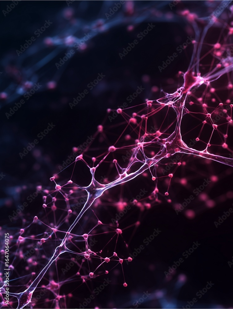 Poster neural network: a breathtaking display of interconnected neural networks, symbolizing the intricate 