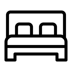 Double Bed Icon