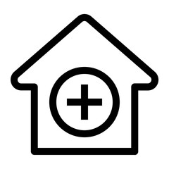 House Plus Sign Icon