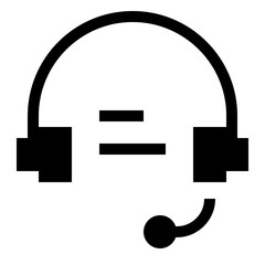 Headset Customer Support Icon