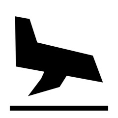 Landing Airplane Icon