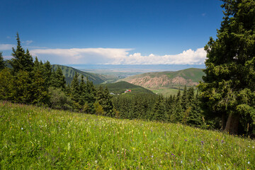 Terskey Ala-Too ridge of Tianshan Mountains in Kyrgyzstan
