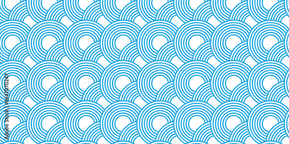 Poster abstract pattern with circles. seamless geometric swirl spiral pattern and abstract circle wave line