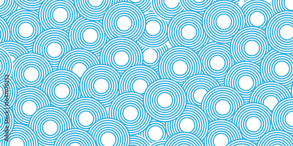 Poster abstract pattern with circles. seamless geometric swirl spiral pattern and abstract circle wave line