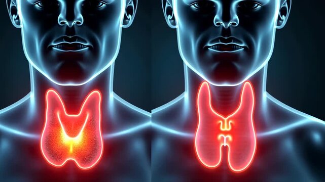 thyroid gland, hormone production, gland health. Organ function. Glandular activity impacts metabolism rate. Hormone secretion regulates body energy. Thyroid dysfunction affects overall wellbeing.