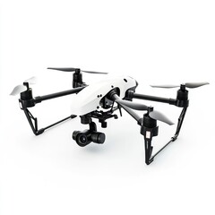 Photo of drone Isolated on white background
