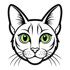 Obraz premium vector illustration of a cat