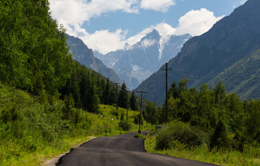The Ala-Archa Nature Park in Kyrgyzstan