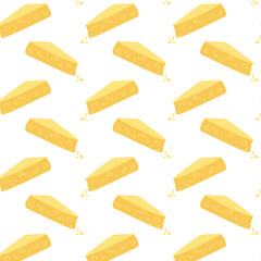 Cheese Seamless Pattern. Food Background