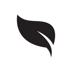 Minimalist botanical icon for sustainability