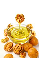 Walnut oil is a vegetable oil made by squeezing walnut kernels and is an edible oil.Special...