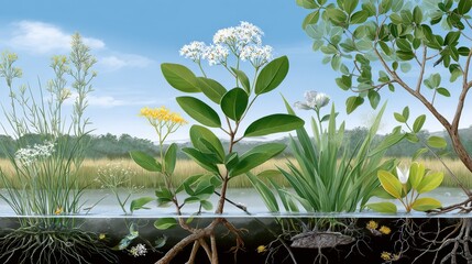 Coastal restoration efforts in mangrove ecosystems an infographic guide to sustainable practices and benefits