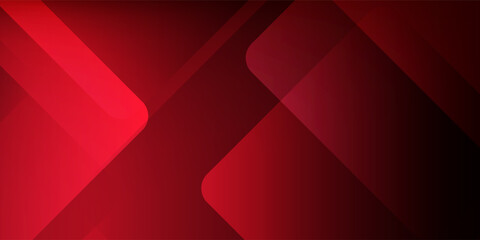 Red abstract background. Dynamic shapes composition. Eps10 vector