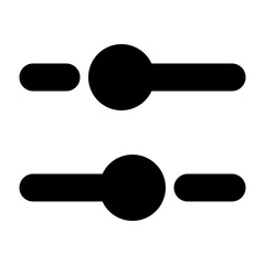 Dual Horizontal Toggle Switch Icons