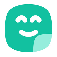 Obraz premium Happy Emoticon Icon