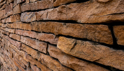 Brown Matte Decorative Wall Stone Texture.