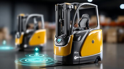 Enhancing efficiency with smart forklifts in a modern distribution center a comprehensive overview of technology and logistics
