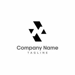 vector logo of the initial N