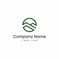 mountain logo vector