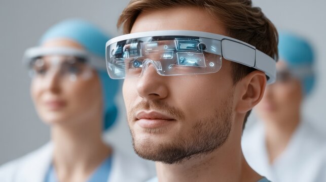 Robotic surgery in progress transparent augmented reality integration in operating room for enhanced surgical precision